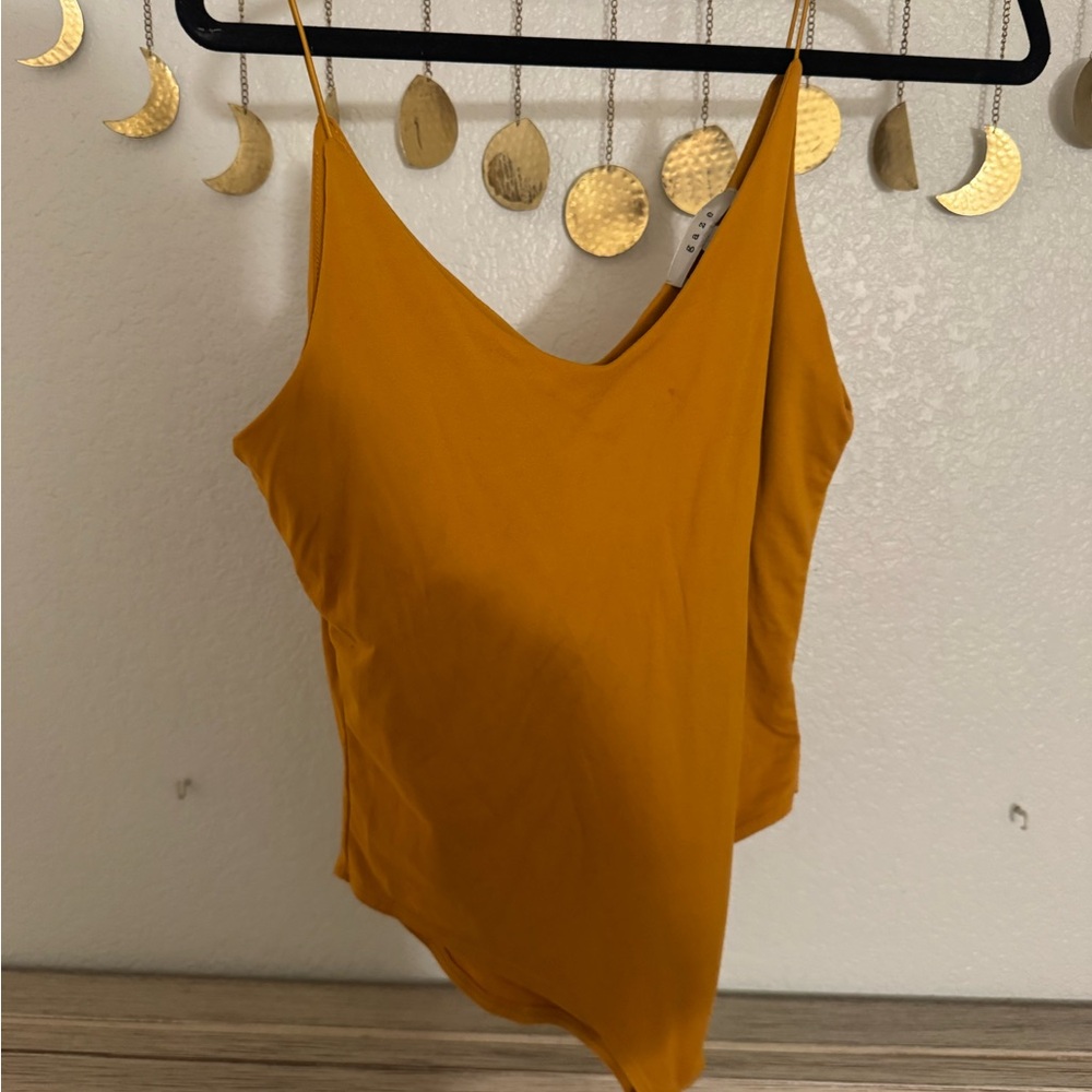 Gaze Mustard Bodysuit